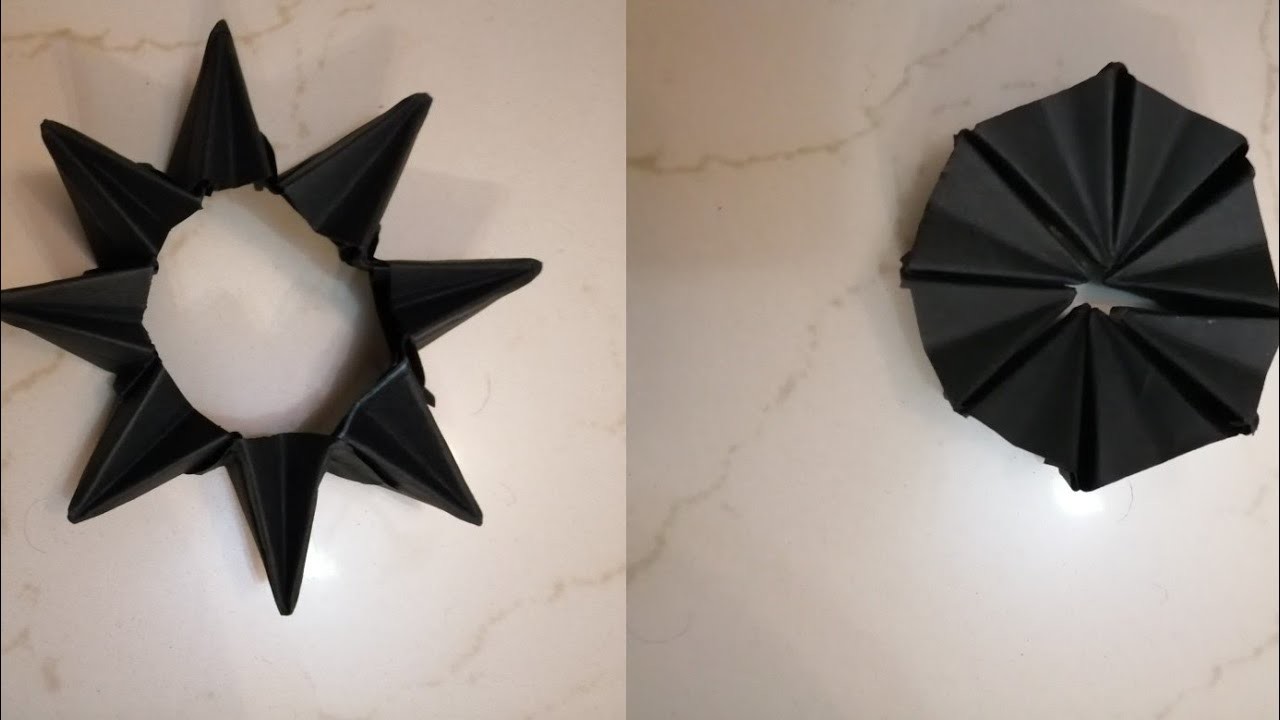 Magic, DIY How to Fold An Origami circle Magic Fireworks