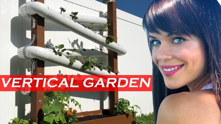 DIY Vertical Self Watering Garden