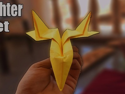 Fighter jet origami - star War paper plane