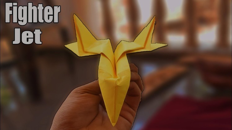 Fighter jet origami - star War paper plane