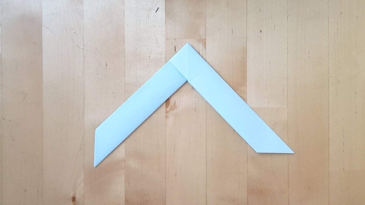 How to Make an Origami Boomerang that Returns 100% | Pop Crafts