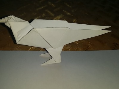 How to make an origami pigeon