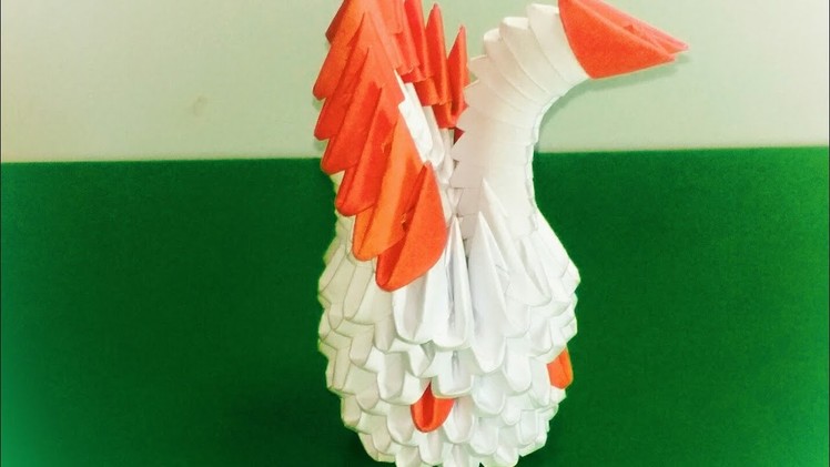 How to make an origami Swan with paper.