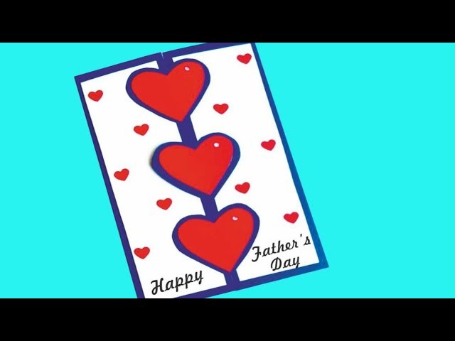How to make Birthday greeting cards. DIY Beautiful Handmade Father's Day card idea.