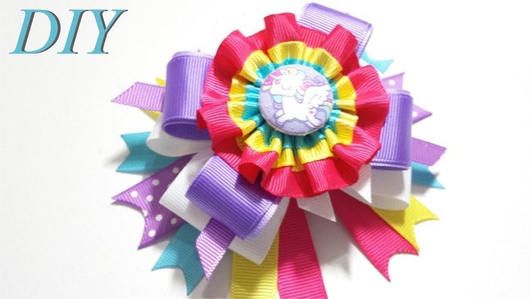 How To Make Hair Bows ???? DIY #243 My Little Pony Stacked Hair Bow Tutorial