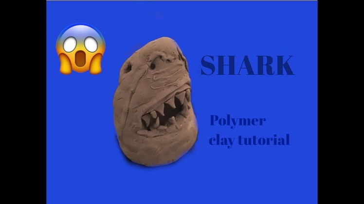 I MADE A SHARK OUT OF CLAY (polymer clay tutorial)
