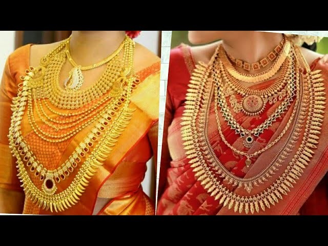 Kerala Hindu bridal - wedding- jewelry set. Necklace set