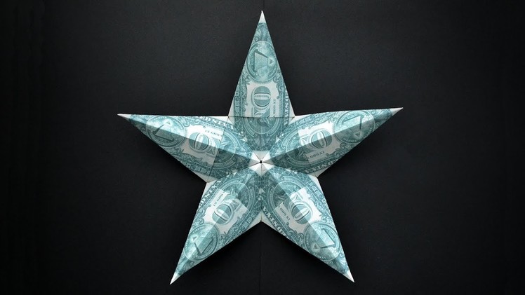 My BIG Money STAR | Dollar Origami | Idea for Father's day, Christmas |Tutorial by NProkuda