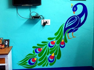 #PeacockWallPainting#CreativePiya#জামাইষষ্ঠীSpecial
DIY Peacock wall painting||using Acrylic Colour: