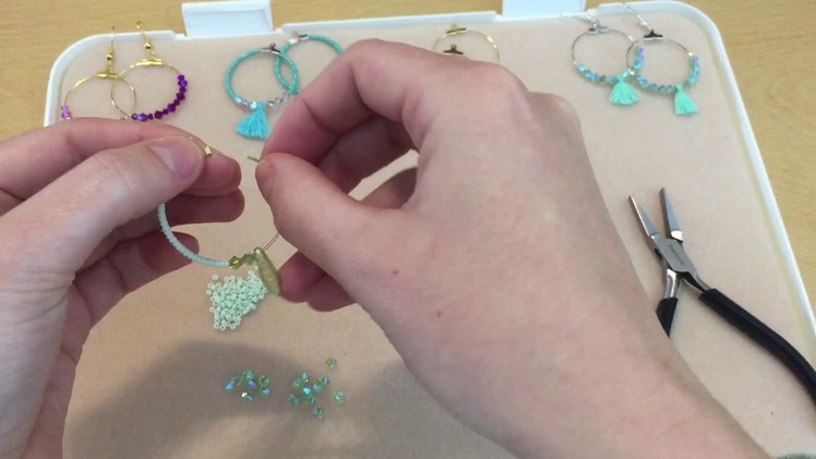 Stitchncraft Beads Earring Tutorial
