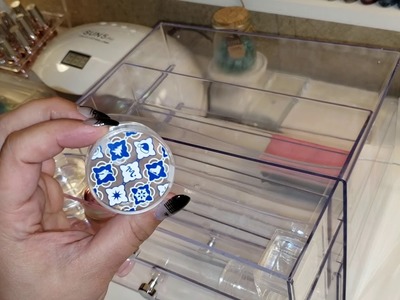 STORAGE IDEA: Nail Stampers (using Michael's Craft Store)