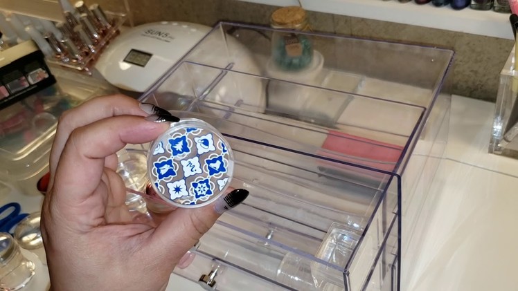 STORAGE IDEA: Nail Stampers (using Michael's Craft Store)