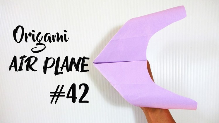 พับเครื่องบินกระดาษ #42 | Origami Air Plane #42 | PlaUbon