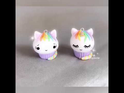 Unicorn cupcake tutorial - Fimo polymer clay