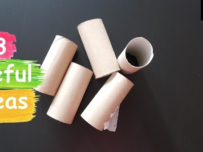 3 Toilet roll craft ideas | recycled craft ideas | Best out of waste ideas for school projects