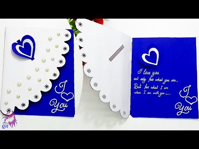Beautiful Handmade love proposing card | Valentine card | Valentine gift | Queen's home