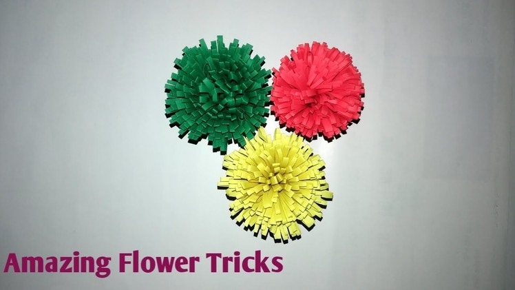 Beautiful Paper Flower Making Tricks || Paper Flower Ideas || Paper Crafts || Handmade Crafts