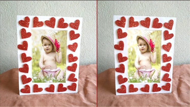 DIY Beautiful photo frame|| How to make photo frame easily|| DIY craft ideas