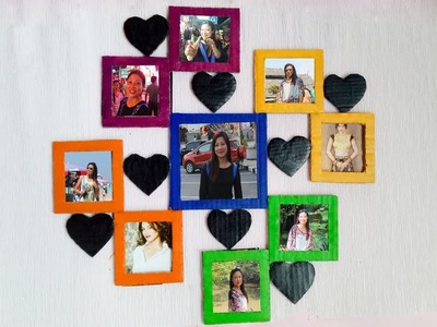 DIY Cardboard Craft| DIY Photo Frame| Best Out Of Waste Craft| Frame Ideas