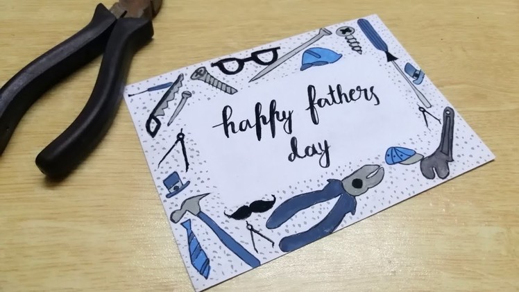 DIY FATHER'S DAY CARD 2019 | By PAINTING |Art, Craft and Health