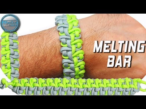 DIY Paracord Bracelet the Melting Bar World of Paracord How to make paracord Bracelet by TIAT