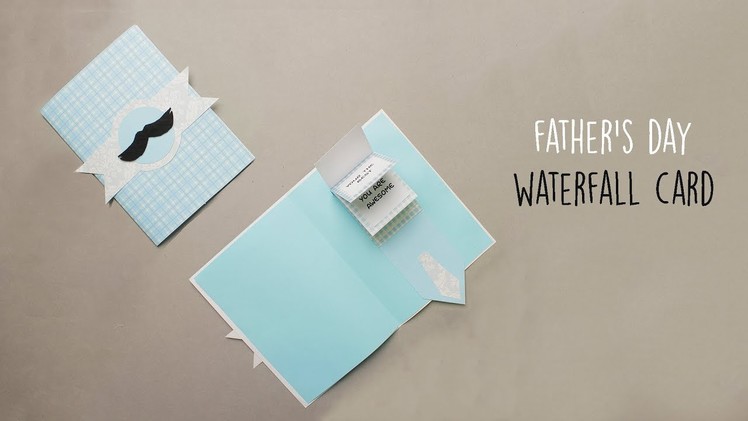 Father's Day Card | Handmade Cards | Waterfall Card
