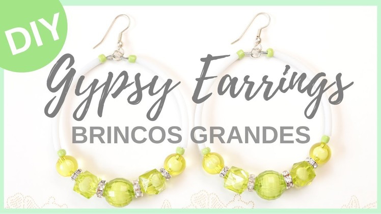 Gypsy Earrings | Brincos Grandes | #acessorioslindos | Iza Beads