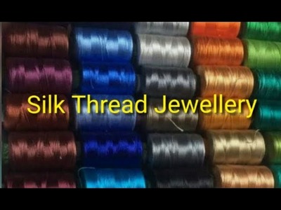 Handmade.Trendy.Silk Thread jewellery.