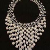 Handmade White Pearl Elegant Necklace