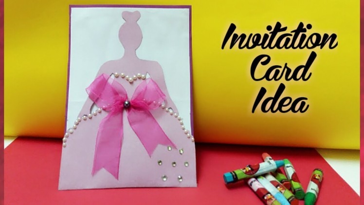 How to make Birthday Invitation Card.Handmade Invitation Card for Birthday party