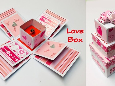 Love Box Card | Greeting Cards Latest Design Handmade | I Love You Card Ideas 2019