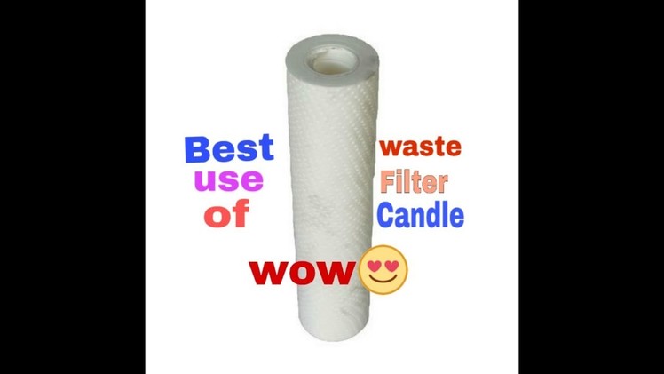 Multipurpose organizer. | Best out of Waste|  waste filter candle craft idea || 2-3 minutes craft ||