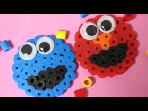 パーラービーズ セサミストリート 作り方 Sesame Street Perler Beads