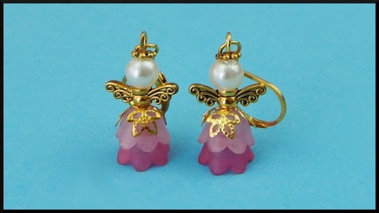 DIY | Beaded Angel Earrings | Beadwork Jewelry | Perlen Engel Ohrringe | Schmuck