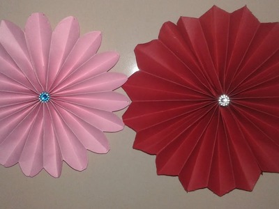 DIY craft | colour paper craft | how to make easy paper flower