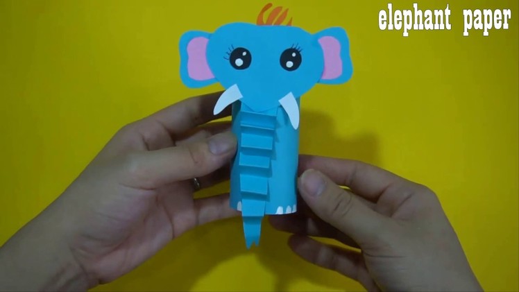 Diy easy paper Elephant  craft ideas || How to Make a Paper Elephant Cute DIY