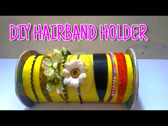 DIY hairbands holder | how to make hairbands holder