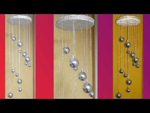 DIY Jhumar With Christmas Balls| Chandelier | Easy Tutorial | Wow DIY Crafts Inspirations????
