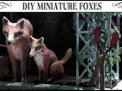 ????DIY Miniature Foxes????