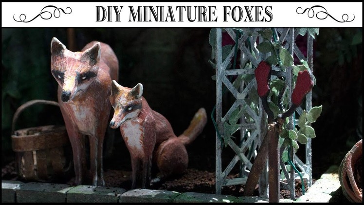 ????DIY Miniature Foxes????