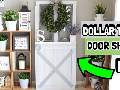DOLLAR TREE DECORATIVE DOOR SHELF DIY