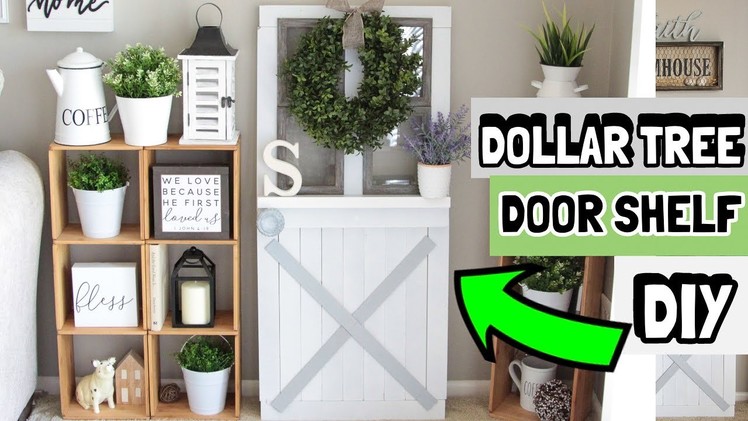 DOLLAR TREE DECORATIVE DOOR SHELF DIY