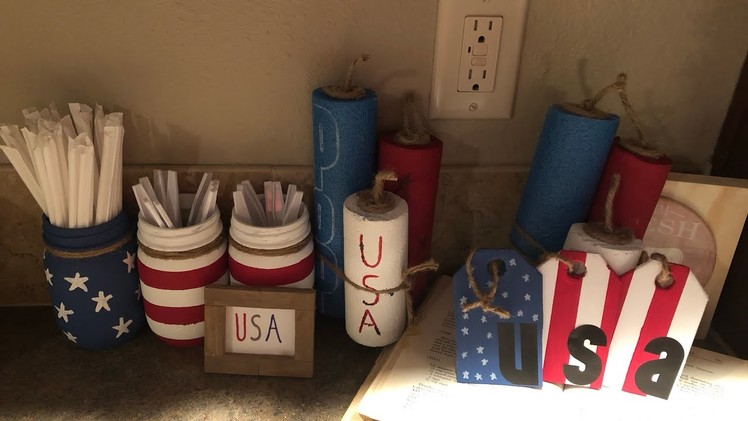 DOLLAR TREE | DIY FIREWORKS | FOURTH OF JULY DECOR