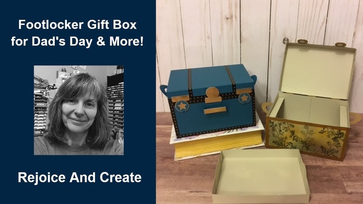 Father’s Day Foot Locker, Cooler, Steamer Trunk, Hunter's box. Gift Box DIY Tutorial