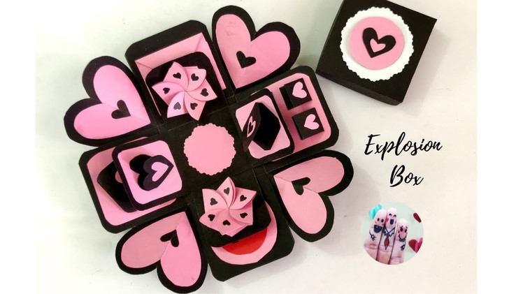 Friendship's day Special Explosion Box || DIY Explosion Box || Explosion Box Tutorial