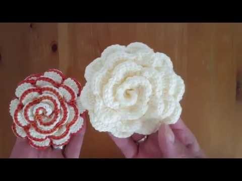 How to crochet big flower