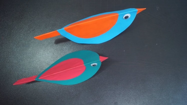 How To Make Birds With Paper || Easy Paper Bird Making || Paper Craft