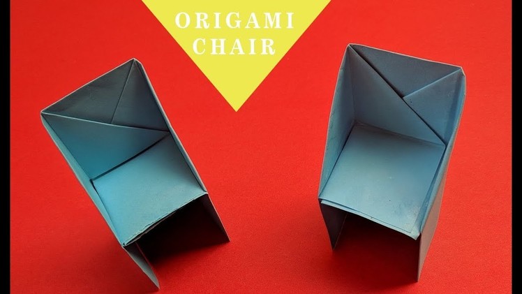 How to Make Origami Chair | Easy Furniture Craft for Kids | Paper Art | HDsheet