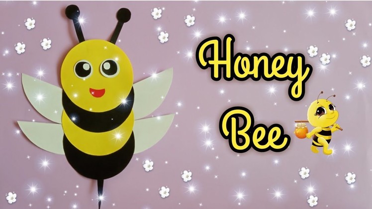 How to make Paper Honey Bee || DIY Paper Honey Bee || kids crafts