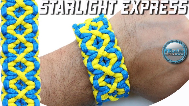 How to make Paracord Bracelet Starlight Express World of Paracord DIY Tutorial